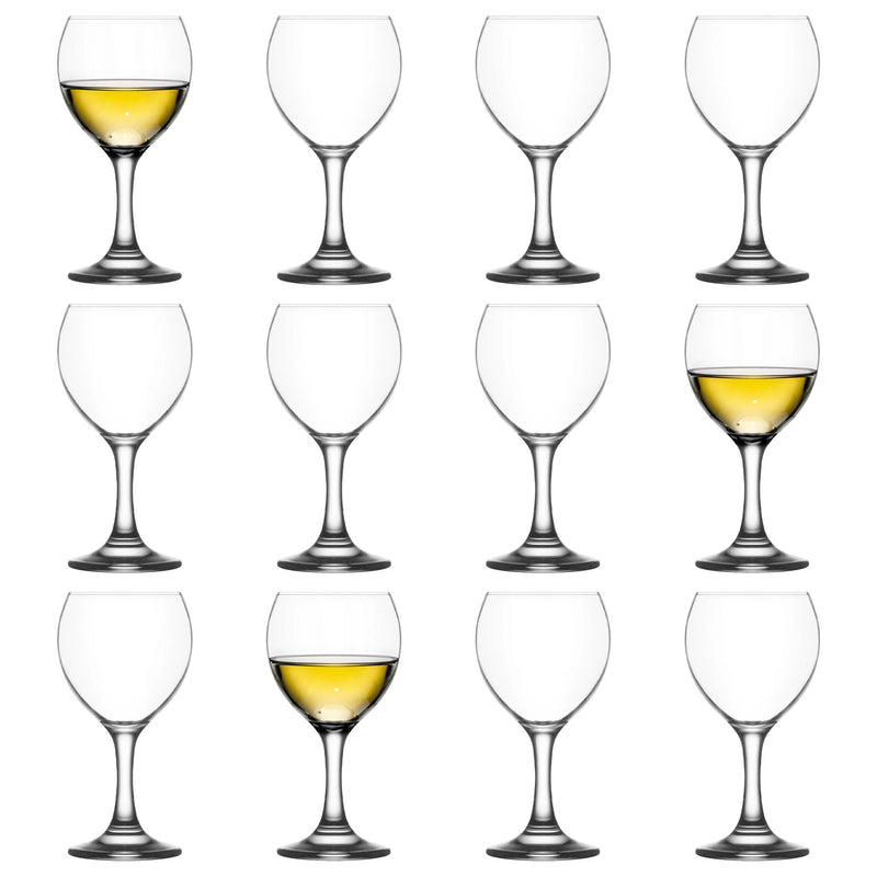 210ml Misket White Wine Glasses - Pack of 12 - By LAV