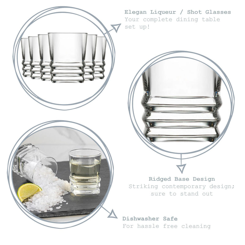 80ml Elegan Shot Glasses - By Lav