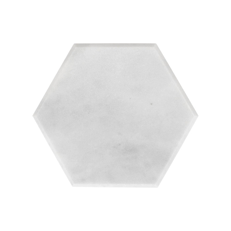 Hexagonal Marble Coasters - 10cm - Pack of Six - By Argon Tableware