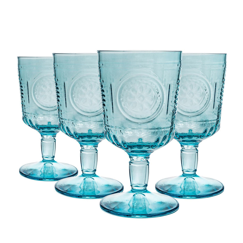 320ml Romantic Wine Glasses - By Bormioli Rocco