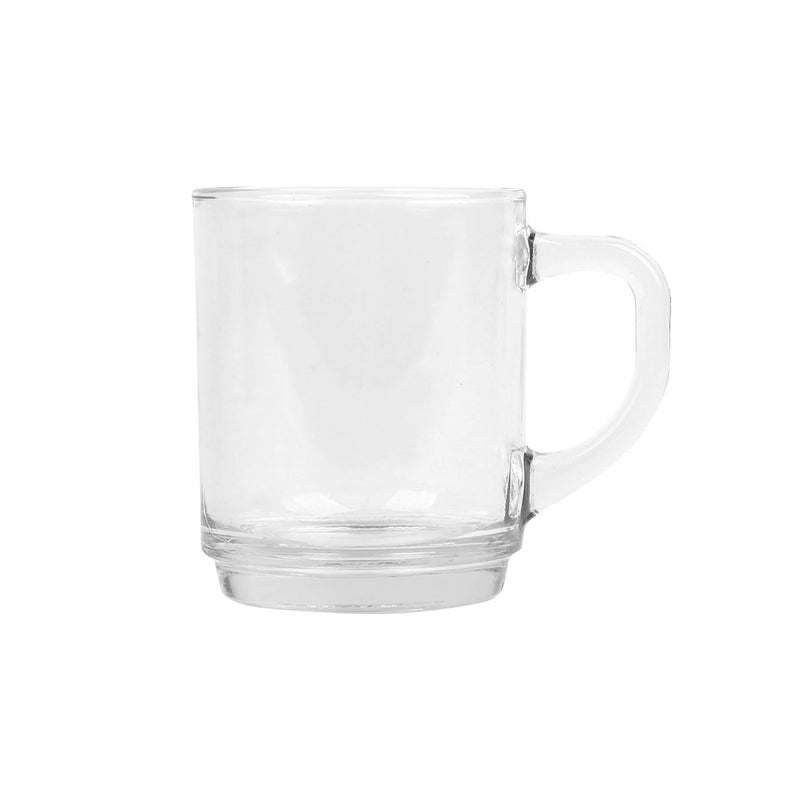 240ml Glass Mugs - Pack of 3 - By Excellent Houseware