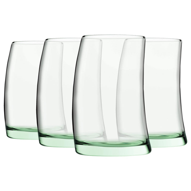 275ml Aware Penguen Recycled Glass Tumblers - Green - By Pasabahce