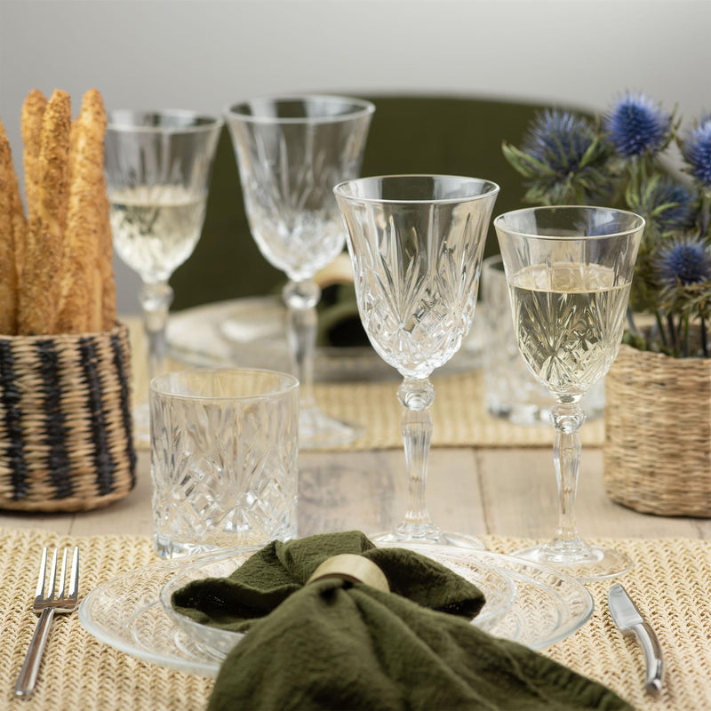 24pc Melodia Glassware Set - By RCR Crystal