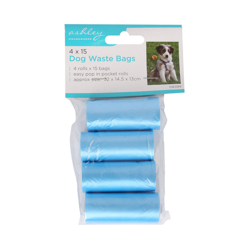 Dog Poo Bags - Blue - By Ashley