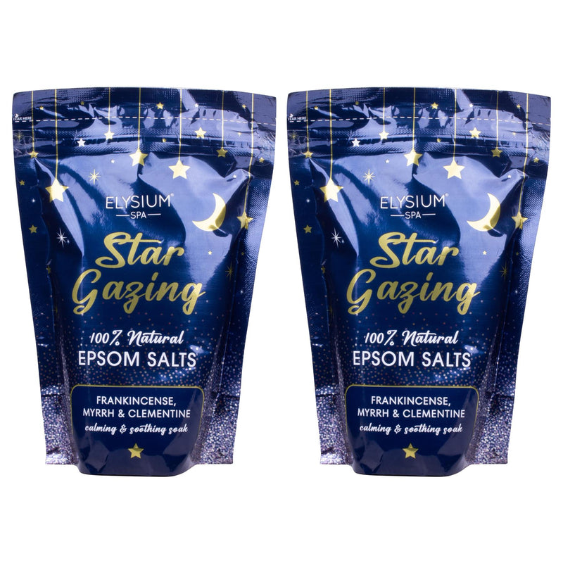 Epsom Salts - 450g - Star Gazing - Pack of 2 - By Elysium Spa