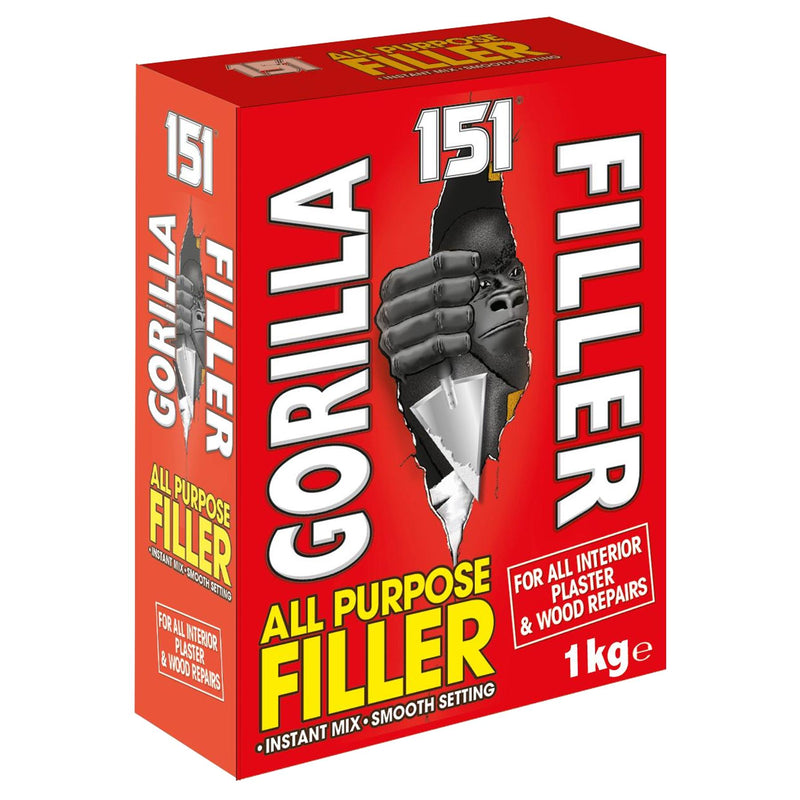 Gorilla Filler All-Purpose Filler - 1kg - White - By 151