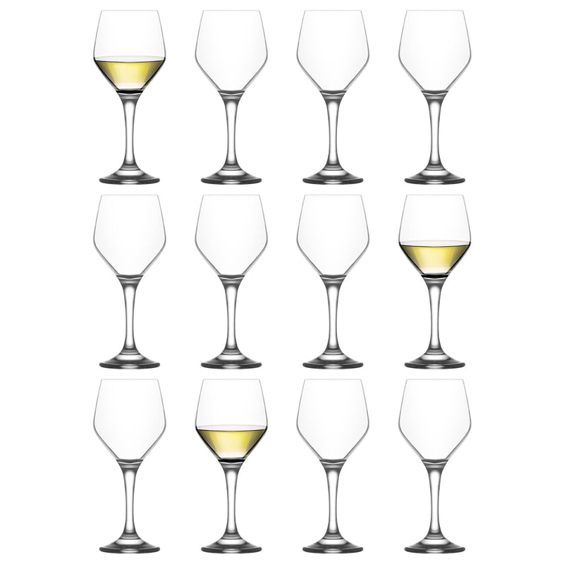 260ml Ella White Wine Glasses - Pack of 12 - By LAV