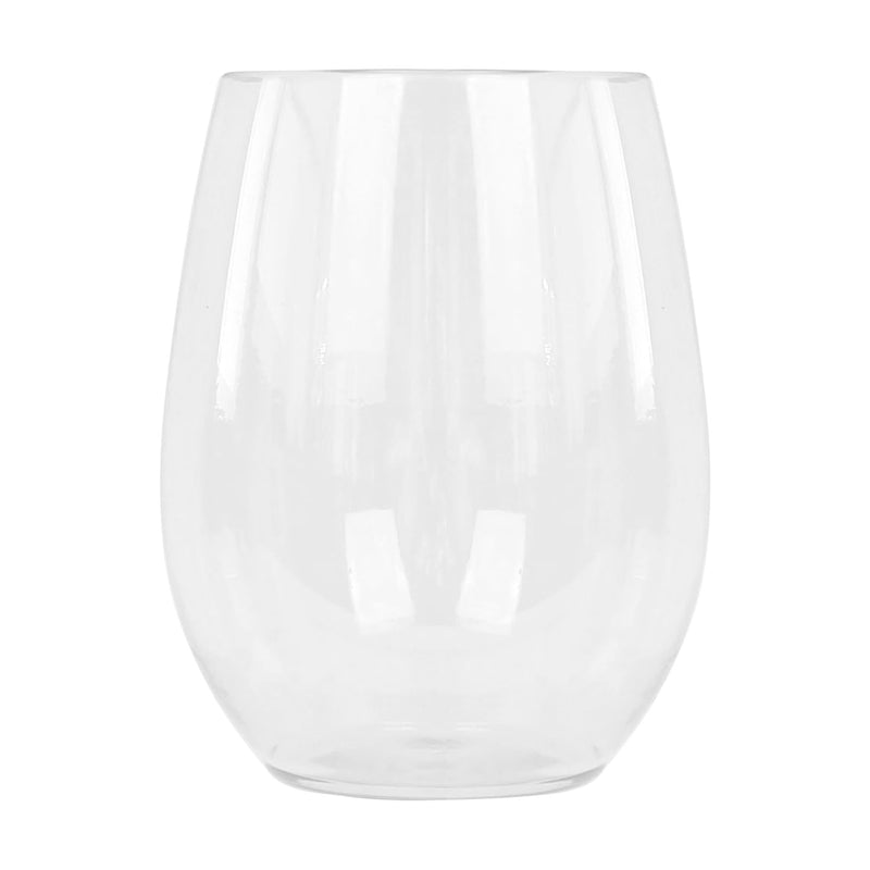 300ml Reusable Plastic Stemless Wine Glasses - By Argon Tableware