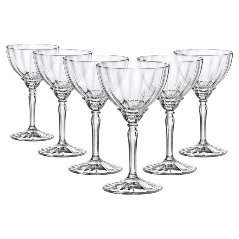 240ml Florian Champagne Cocktail Saucers - By Bormioli Rocco