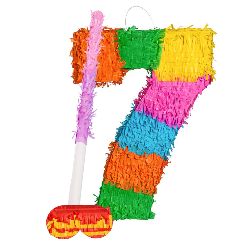 Number 7 Pinata Party Set - By Fax Potato