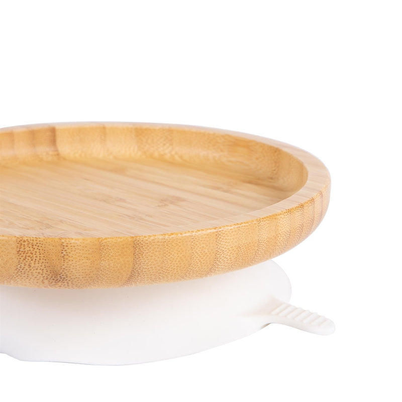 Round Open Bamboo Suction Dinner Set