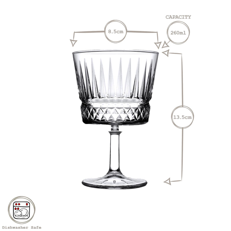 260ml Elysia Cocktail Glasses - By Pasabahce