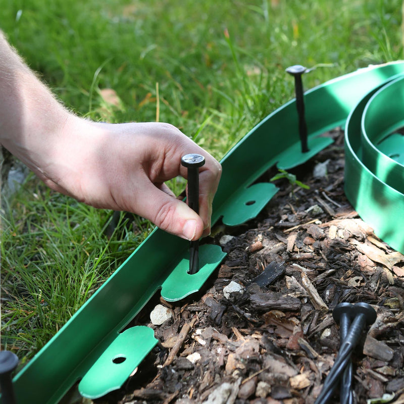 Flexible Plastic Lawn & Path Edging - By Harbour Housewares