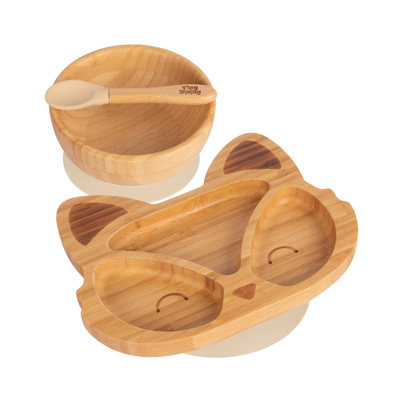 Flynn The Fox Bamboo Suction Dinner Set