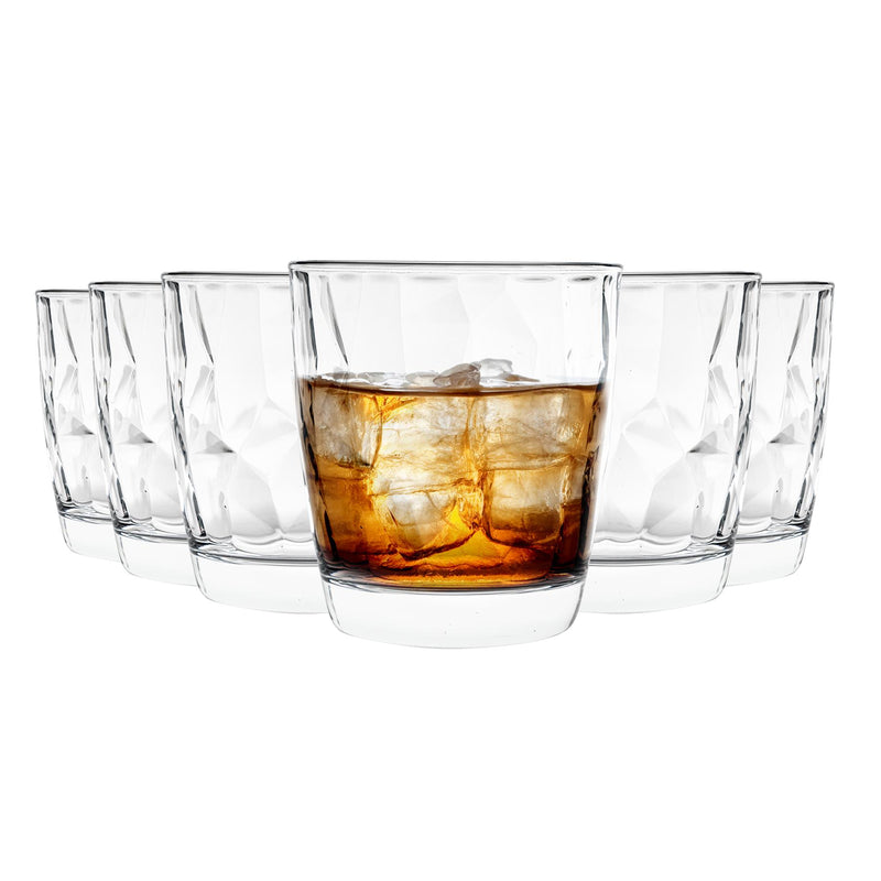 300ml Diamond Whisky Glasses - Pack of 12 - By Bormioli Rocco