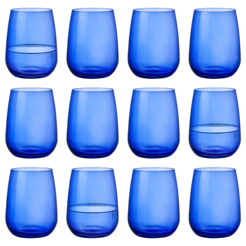 430ml Restaurant Glass Tumblers - Pack of 12 - By Bormioli Rocco