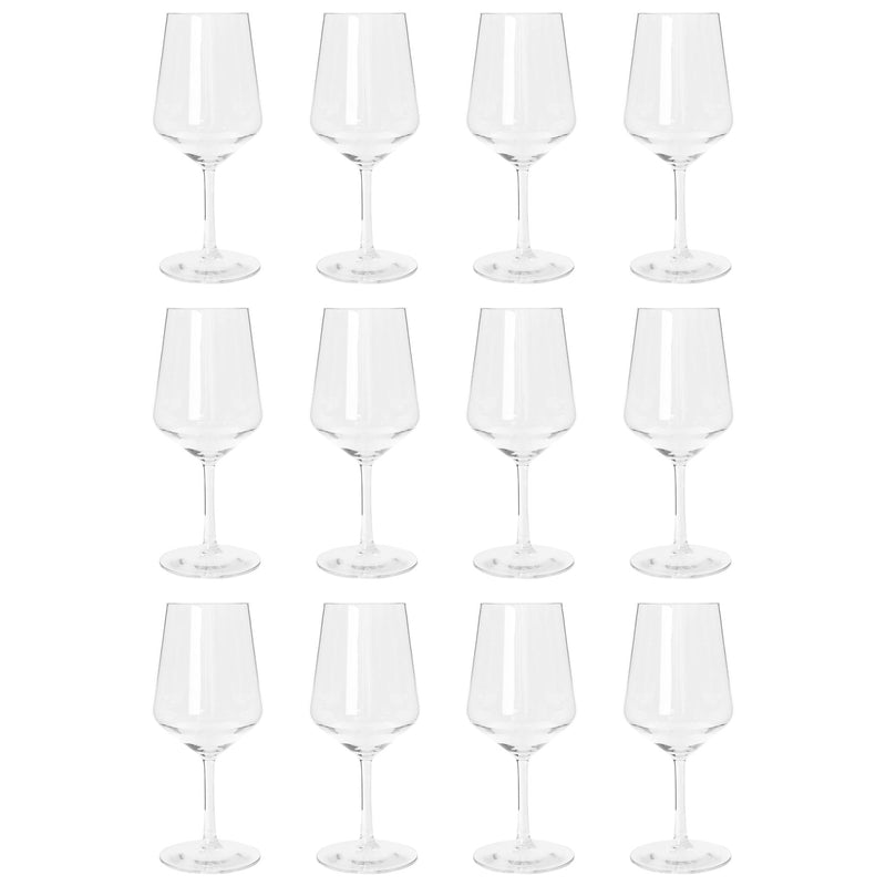 500ml Reusable Plastic Wine Glasses - Pack of 12 - By Argon Tableware