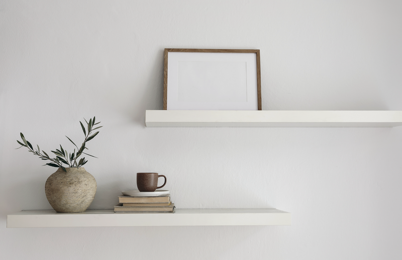 100cm Modern Floating Wall Shelves - Pack of Three - By Harbour Housewares