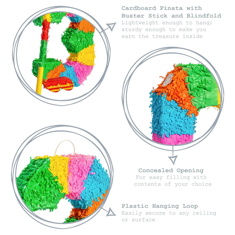 Number 3 Pinata Party Set - By Fax Potato