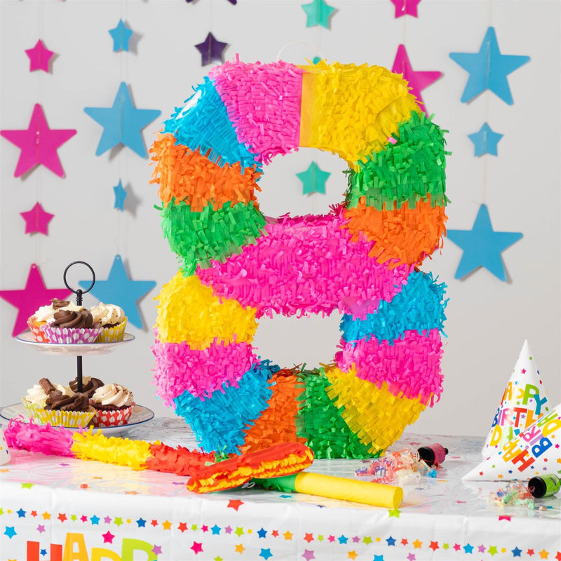 Number 8 Pinata Party Set - By Fax Potato