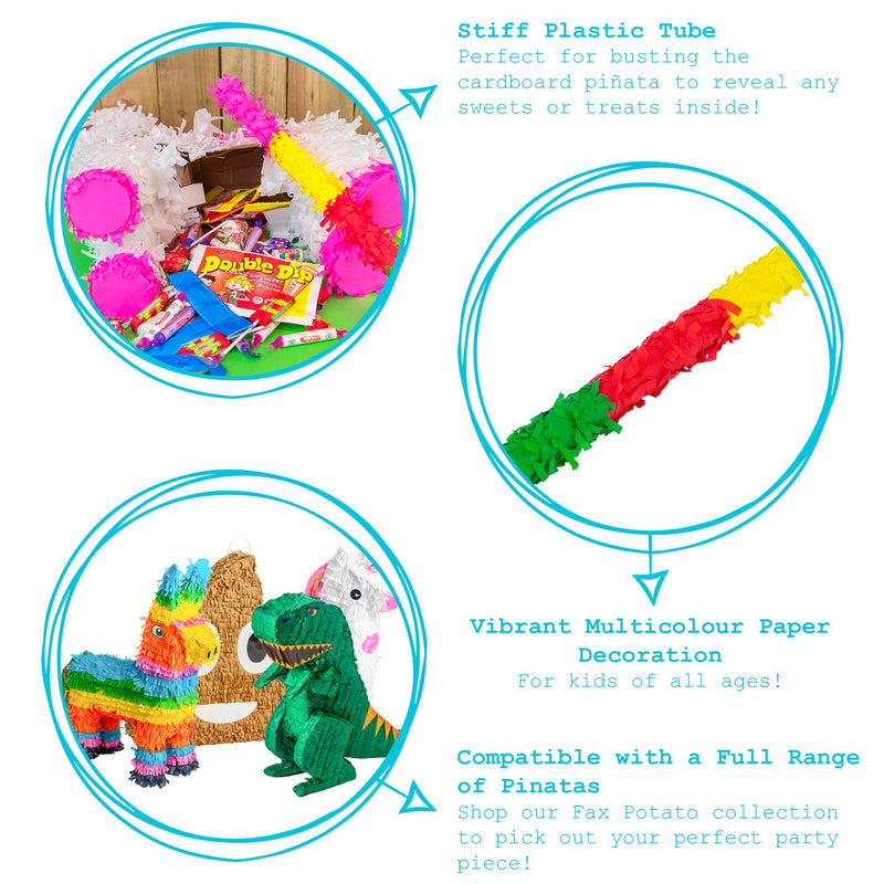 2pc Pinata Buster Stick & Blindfold Set - By Fax Potato