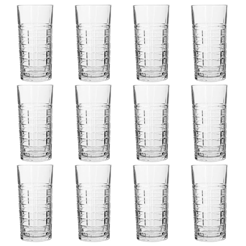 356ml Brit Highball Glasses - Pack of 12  - By LAV