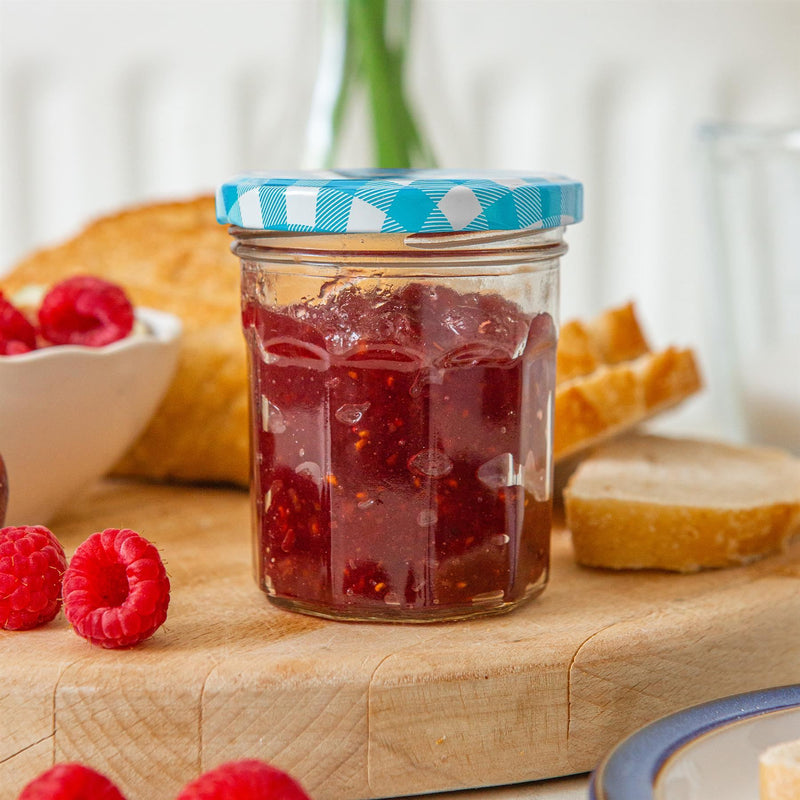 150ml Glass Jam Jars with Lids - Pack of 6 - By Argon Tableware