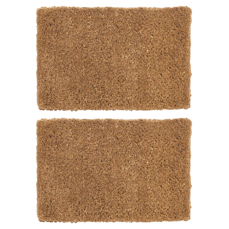 Premium Handmade Coir Door Mats - Pack of Two - By Nicola Spring