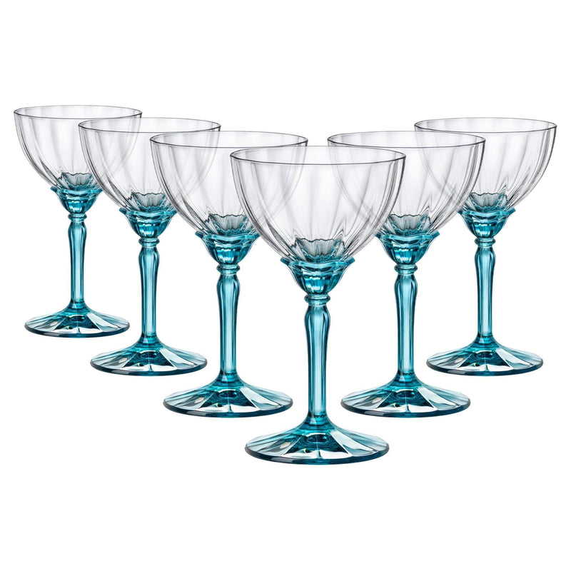 240ml Florian Champagne Cocktail Saucers - By Bormioli Rocco