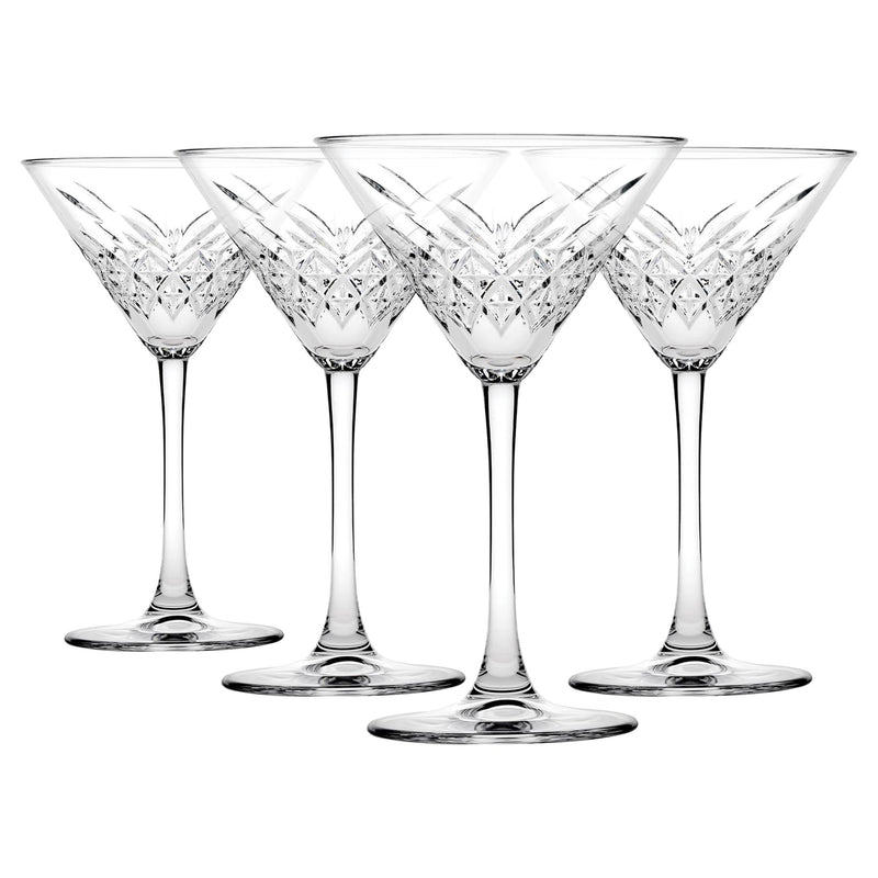 230ml Timeless Martini Glasses - By Pasabahce