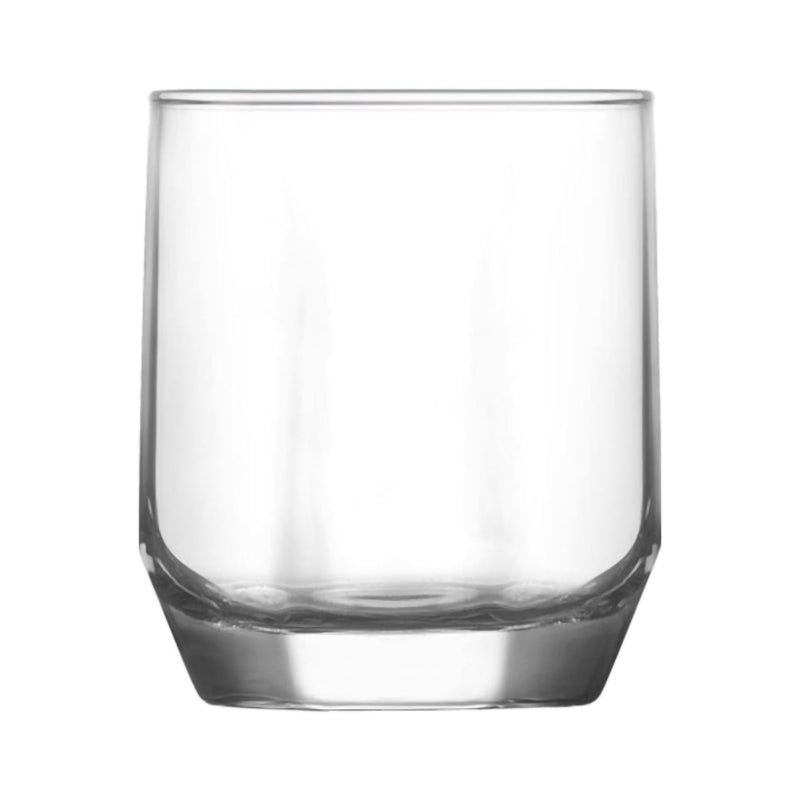 215ml Diamond Tumbler Glasses - Pack of 12 - By LAV