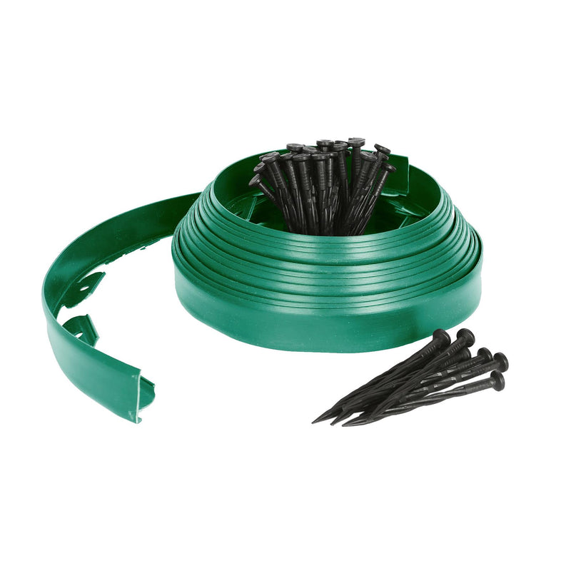 Flexible Plastic Lawn & Path Edging - By Harbour Housewares