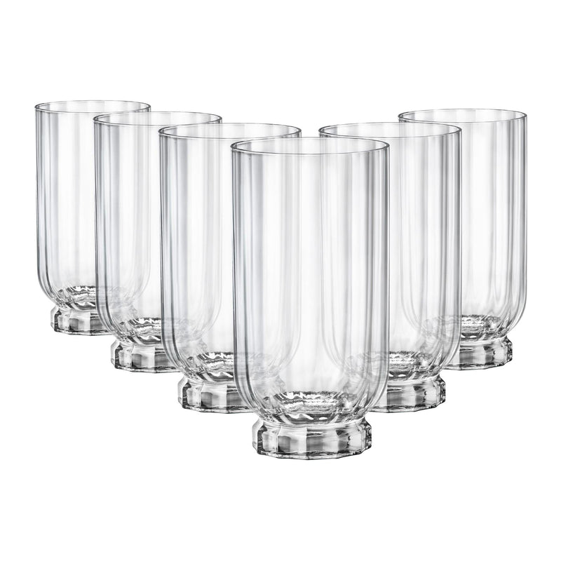 430ml Florian Highball Glasses - By Bormioli Rocco