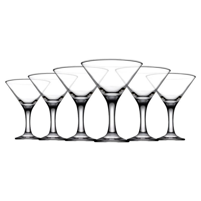 190ml Bistro Martini Glasses - By Pasabahce