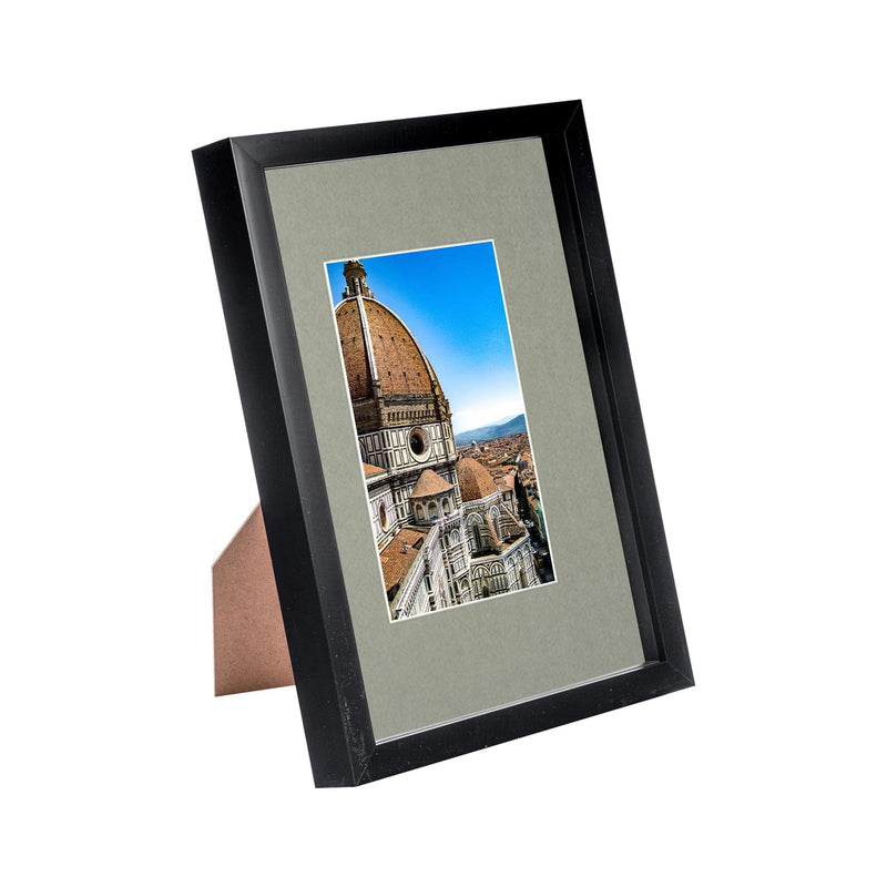 Black A4 (8" x 12") 3D Shadow Box Frame with A5 Mount - By Nicola Spring