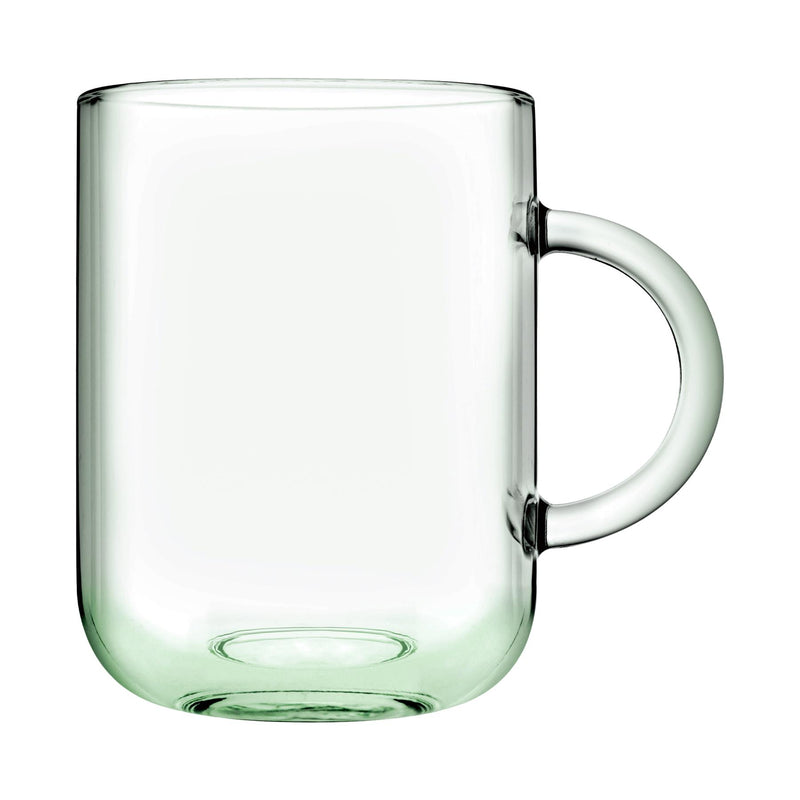 330ml Aware Iconic Recycled Glass Mugs - Green - Pack of Two - By Pasabahce