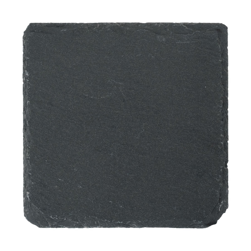 Square Slate Coasters - 10cm - Pack of 12 - By Argon Tableware