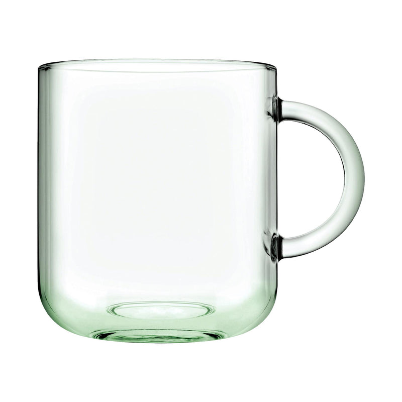 245ml Aware Iconic Recycled Glass Mugs - Green - Pack of Two - By Pasabahce