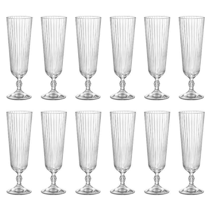 275ml America '20s Sling Cocktail Glasses - Pack of 12 - By Bormioli Rocco