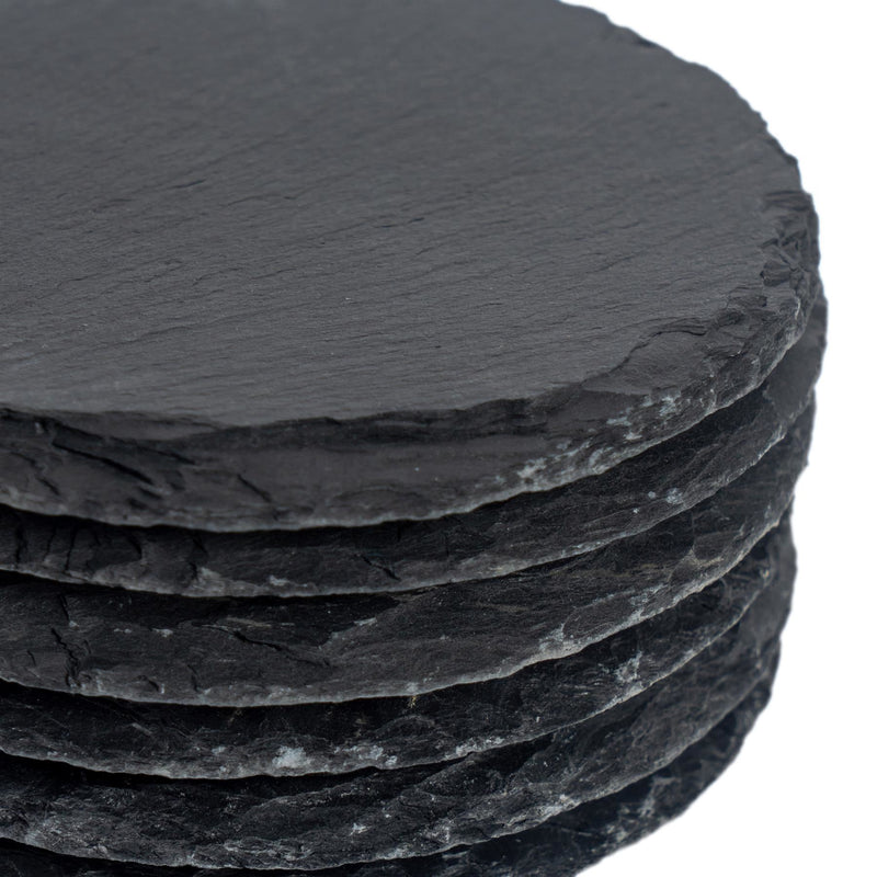 Round Slate Placemats - 30cm - Pack of 12 - By Argon Tableware