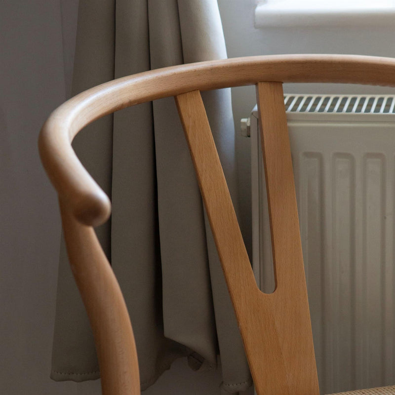 Beech Wooden Wishbone Dining Chair - By Nicholas Winter