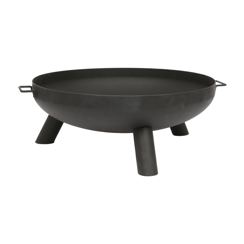 Round Iron Fire Pit - 99cm - Black - By Hammer & Tongs