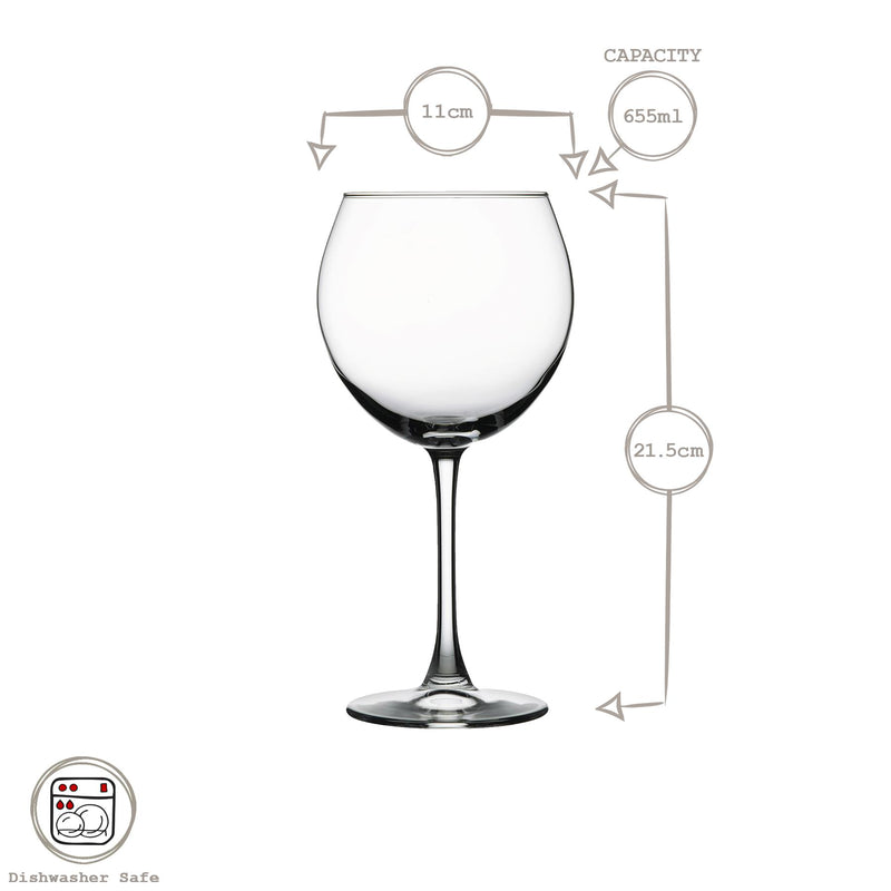 655ml Enoteca Wine Glasses - By Pasabahce