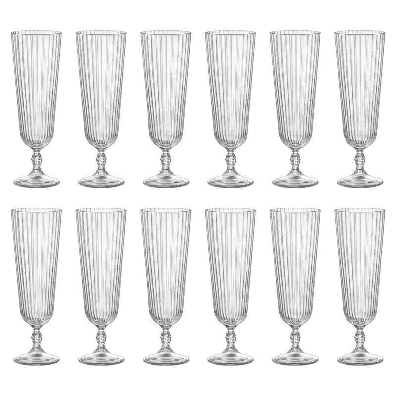 400ml America '20s Sling Cocktail Glasses - Pack of 12 - By Bormioli Rocco