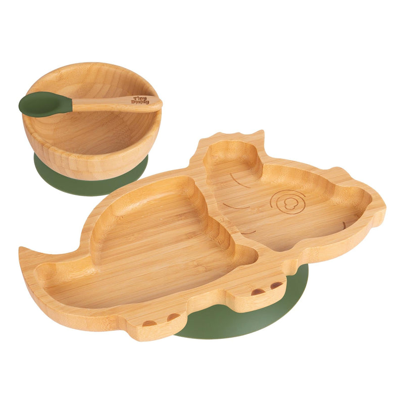 Dani The Dinosaur Bamboo Suction Children's Dinner Set