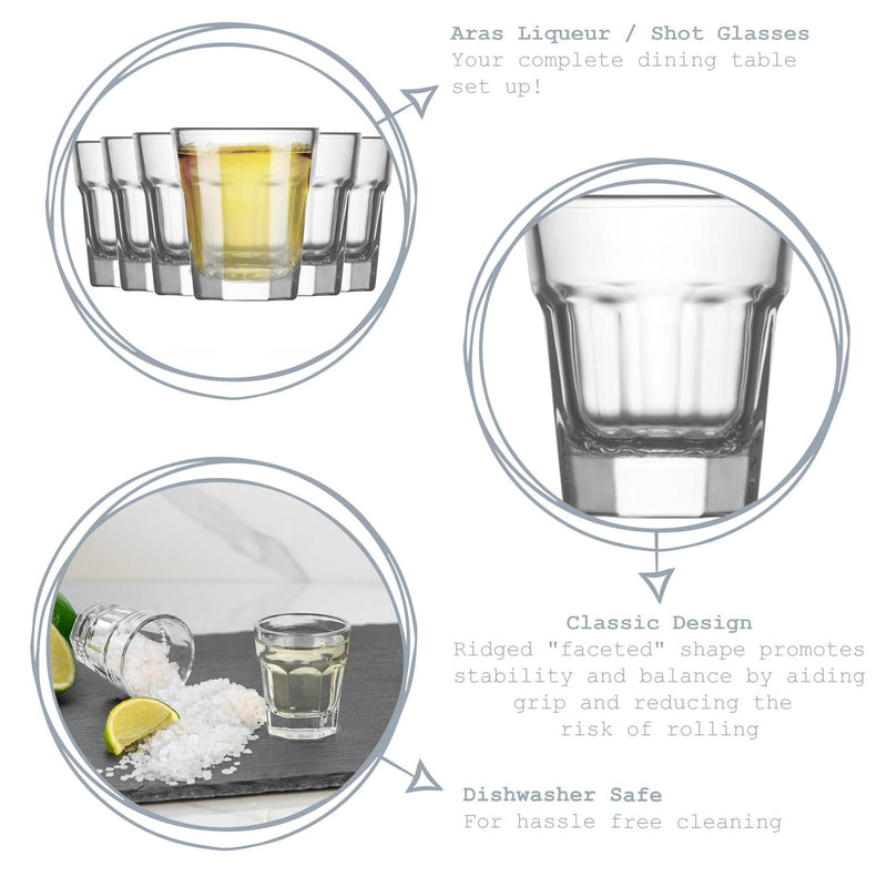 45ml Aras Shot Glasses - By Lav