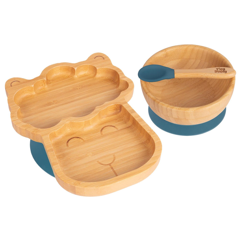 Lenny The Llama Bamboo Suction Dinner Set