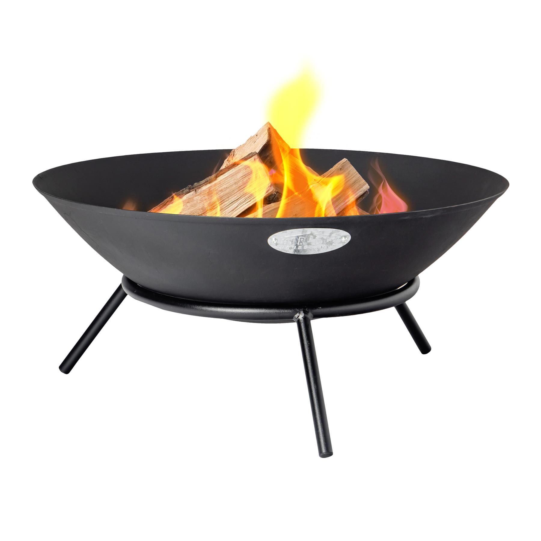 56cm Steel Garden Fire Pit - By Harbour Housewares | Rinkit.com