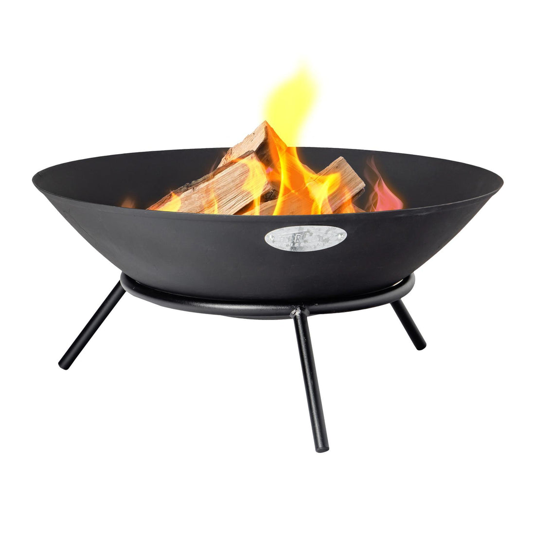 Harbour Housewares Classic Cast Iron Garden Fire Pit Burner - 56cm