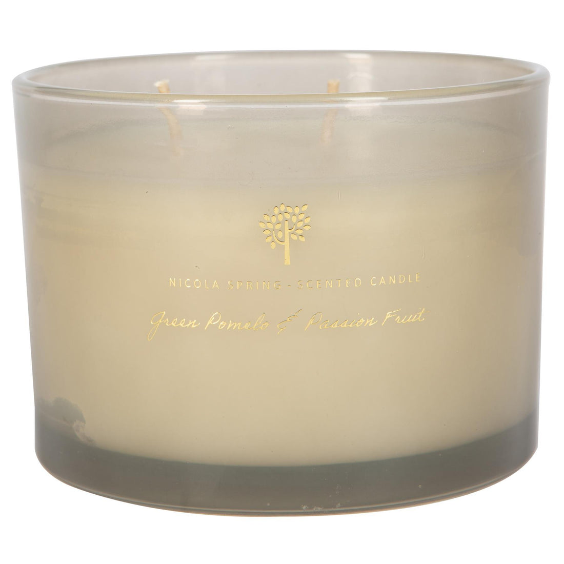 350g Double Wick Green Pomelo &amp; Passion Fruit Soy Wax Scented Candle